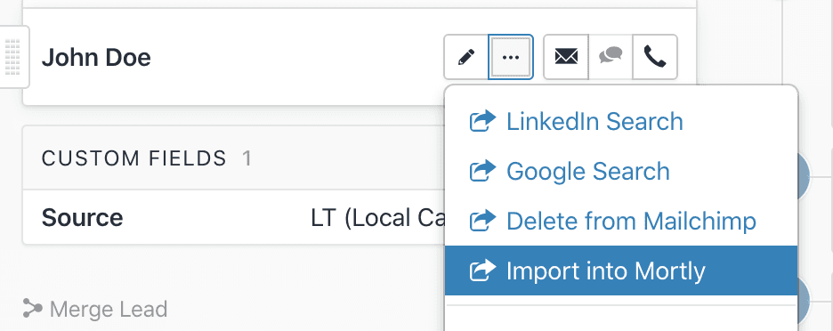 Mortly and Close Integration Links